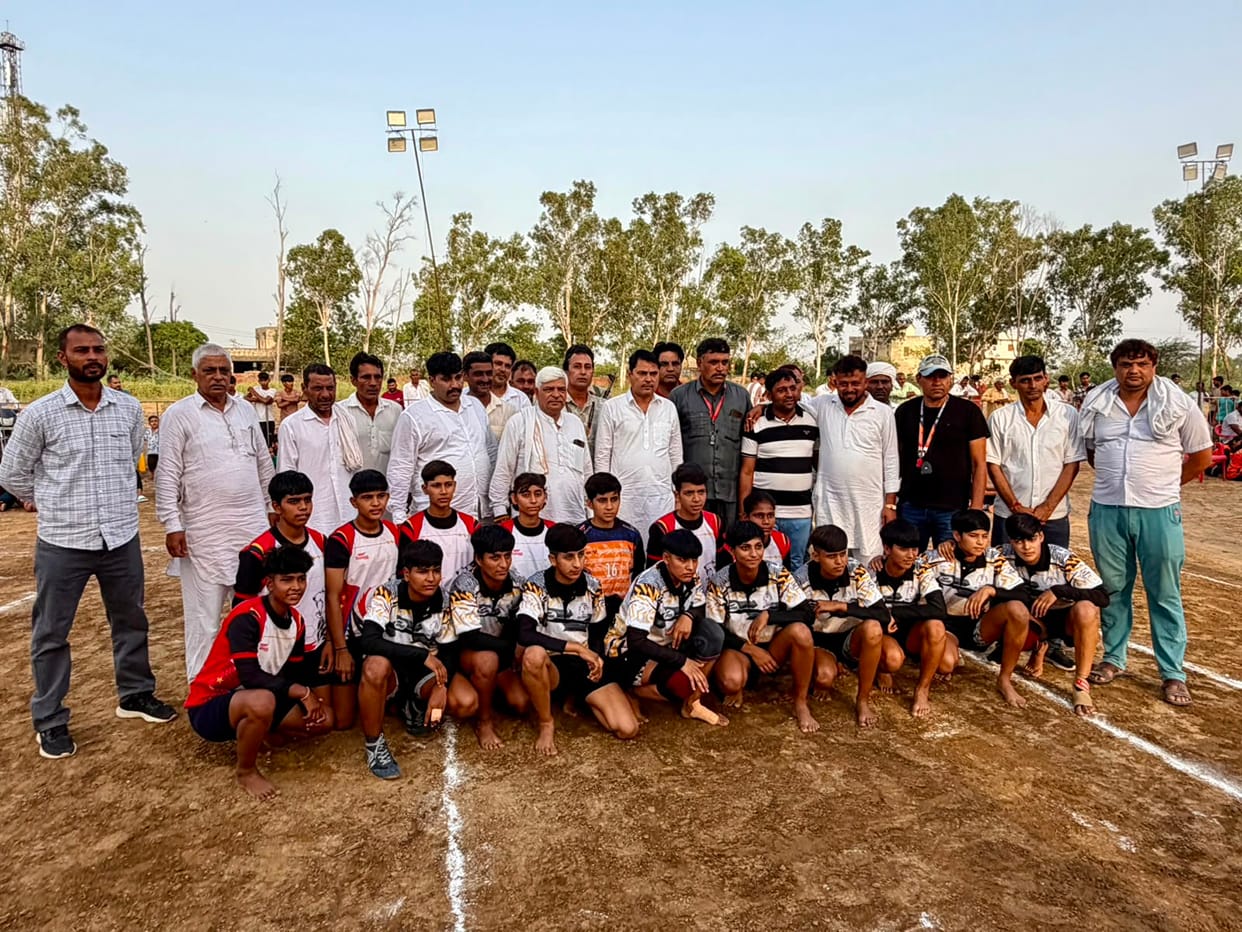 Bhavad's team won the Kabaddi competition