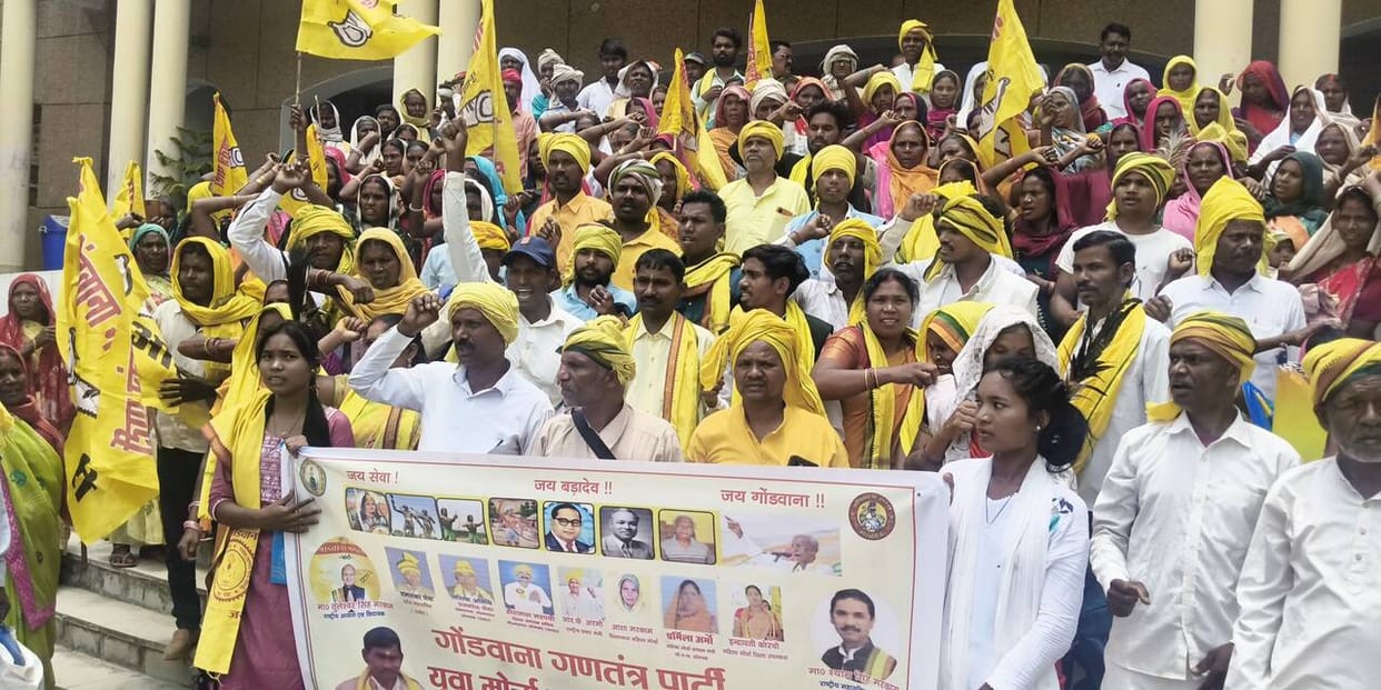 Gondwana Gantantra Party lashes out over the backwardness of the tribal-dominated district