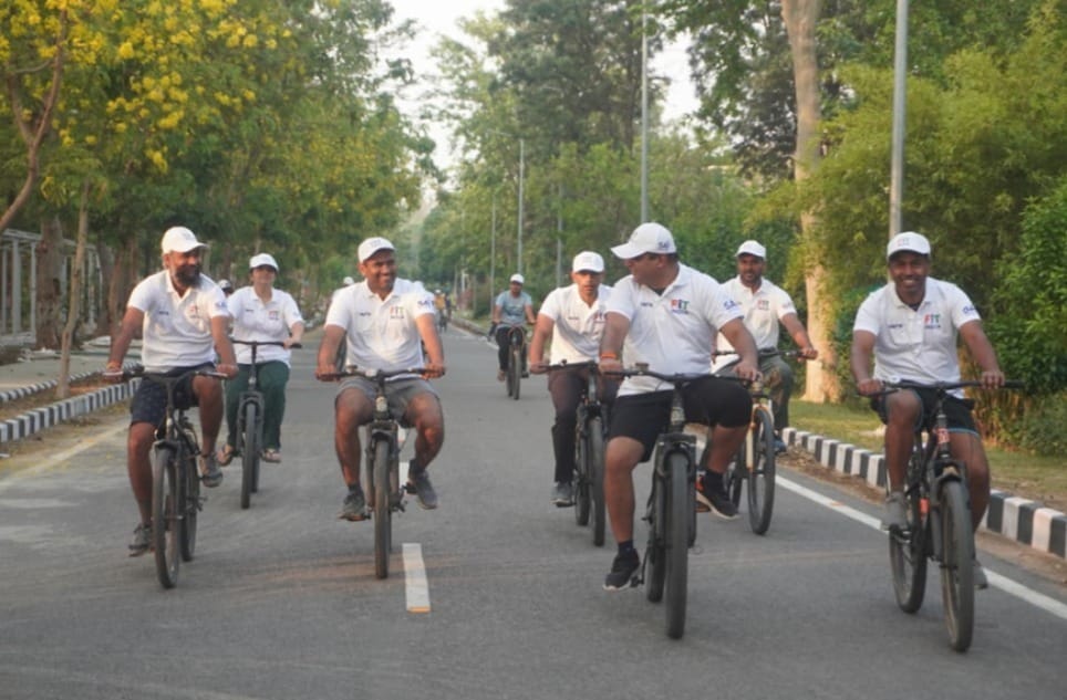 'Sundays on Cycle' rally held at NIT Kurukshetra; message for the environment conveyed.
