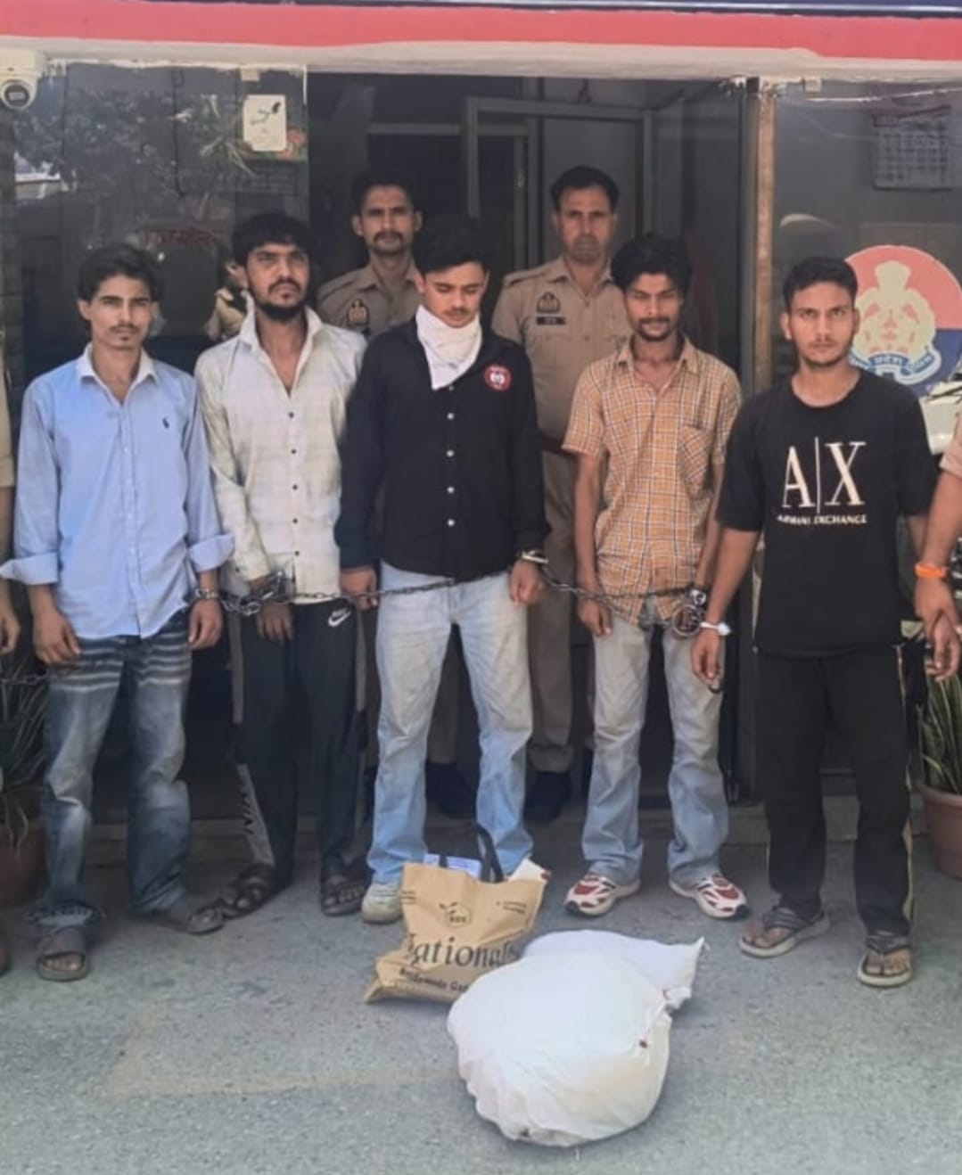 Five members of a gang that stole livestock, slaughtered them, and sold the meat have been nabbed.