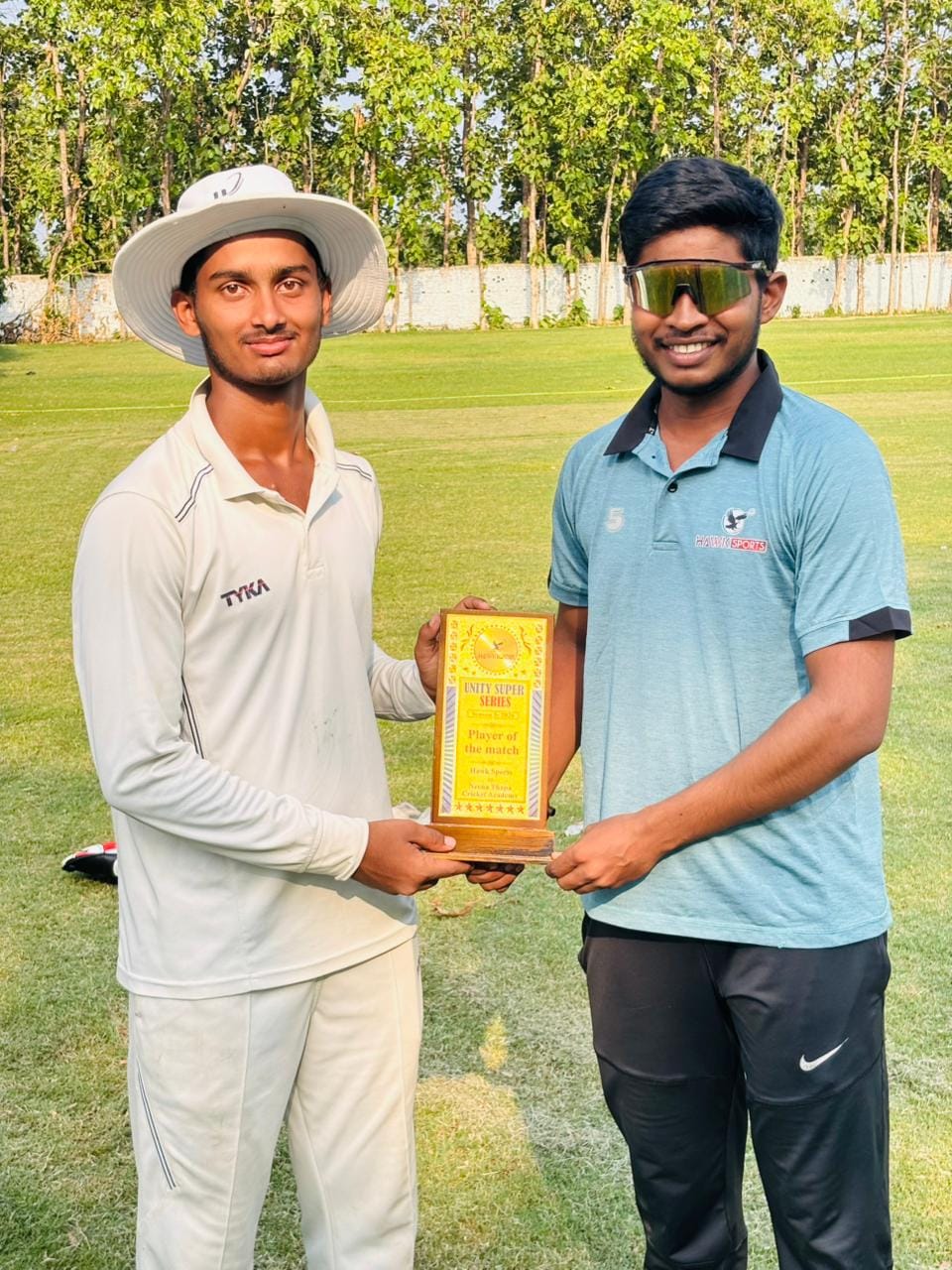 Unity Super Series Cricket Tournament: Anmol named Player of the Match.