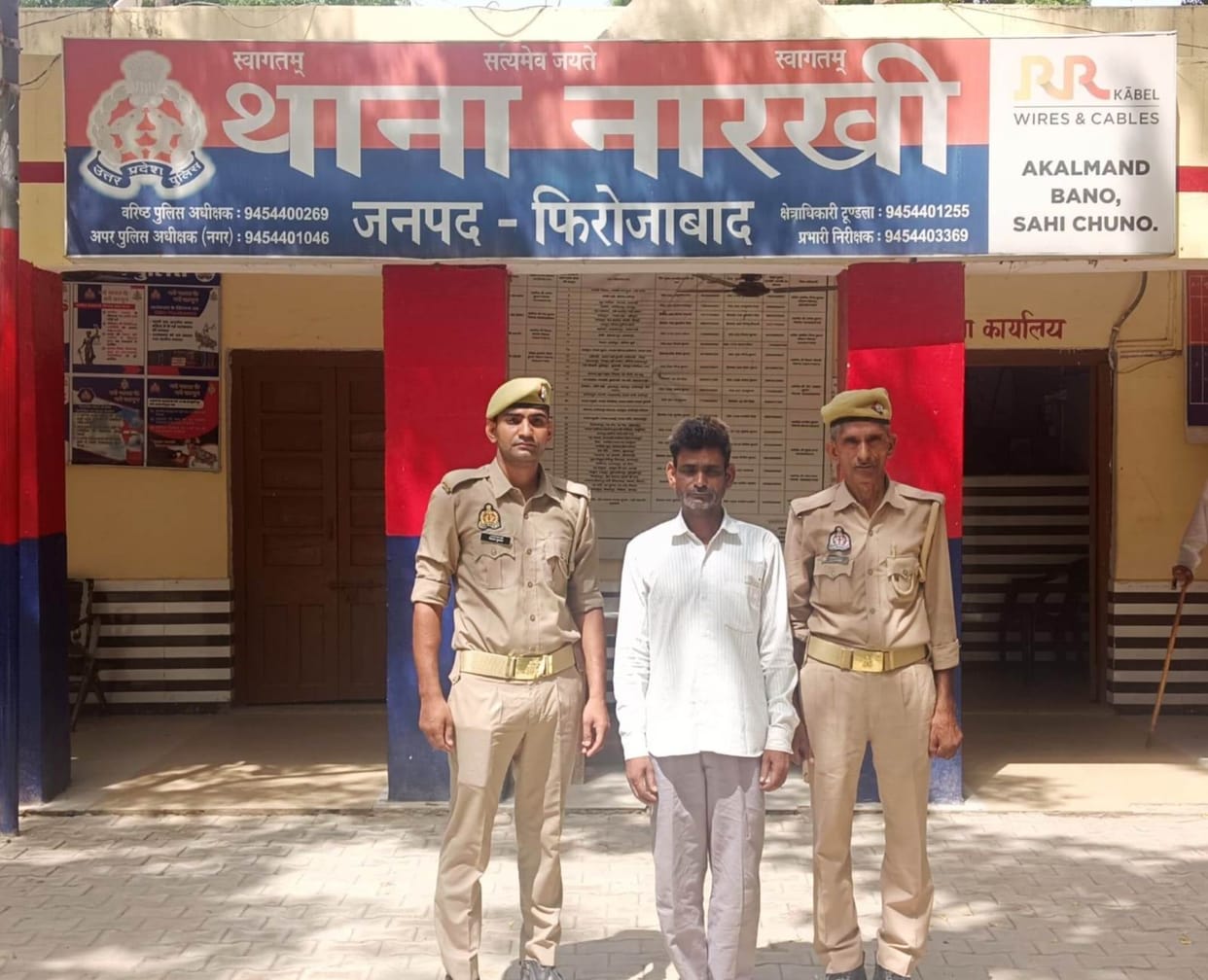 Accused arrested for the murder of a young man in Govardhan, Mathura.