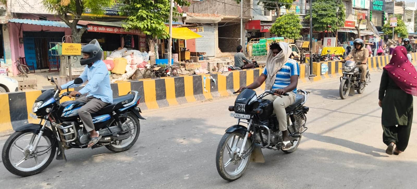 सोमवार को कड़ी धूप से हर कोई बचता नजर आया। संवाद