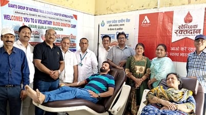 Generous donors set an example of service by donating blood