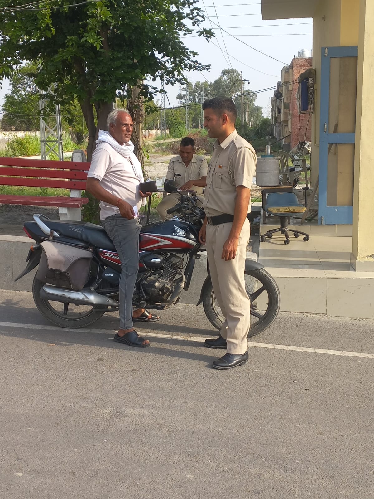Security tightened at Thermal Colony; close watch kept on visitors.