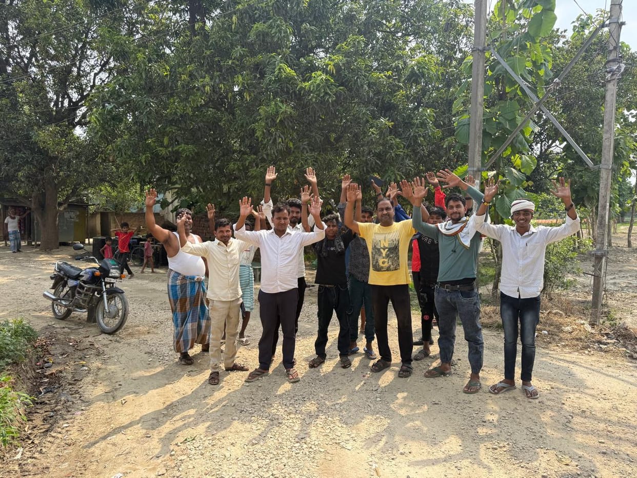 Protest held over disregard for standards in road repair