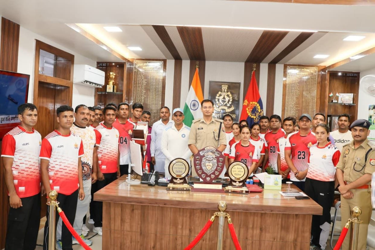 Mathura Police's impressive performance in the inter-district competition