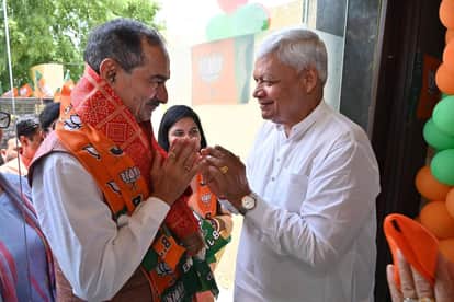 rajasthan bjp cheaf Madan Rathore said in India Can't Be Left to Leaders Out on Bail in bhilwara