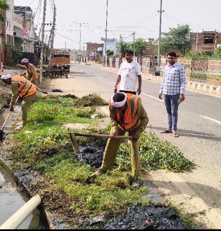Municipality engaged in cleaning drains ahead of the monsoon; hopes for relief from waterlogging.