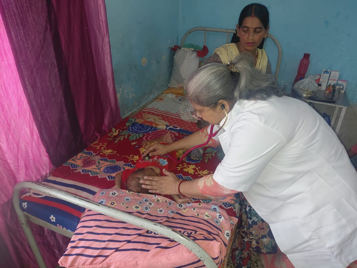 The heat is taking a toll on malnourished children, with eight out of ten beds full.