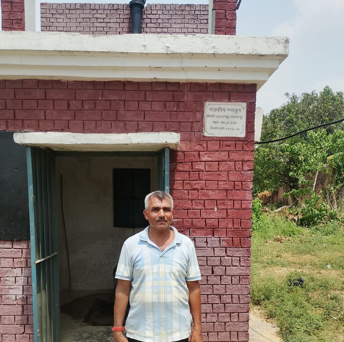 Sahebnagar's government tubewell became operational after three years