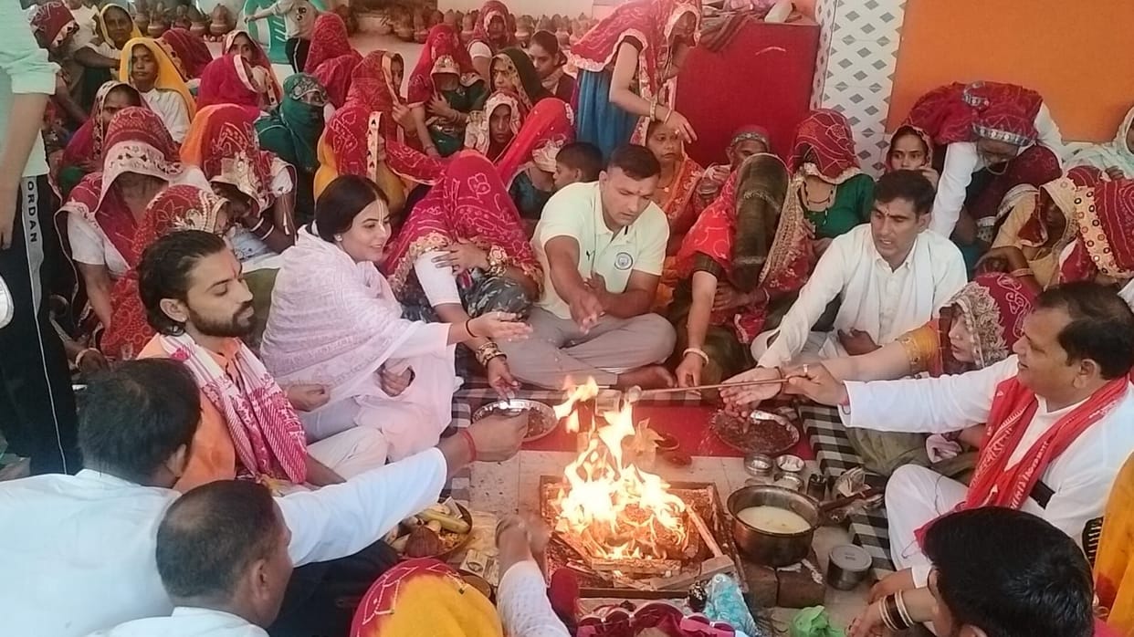 Conclusion of the seven-day Shrimad Bhagwat Katha