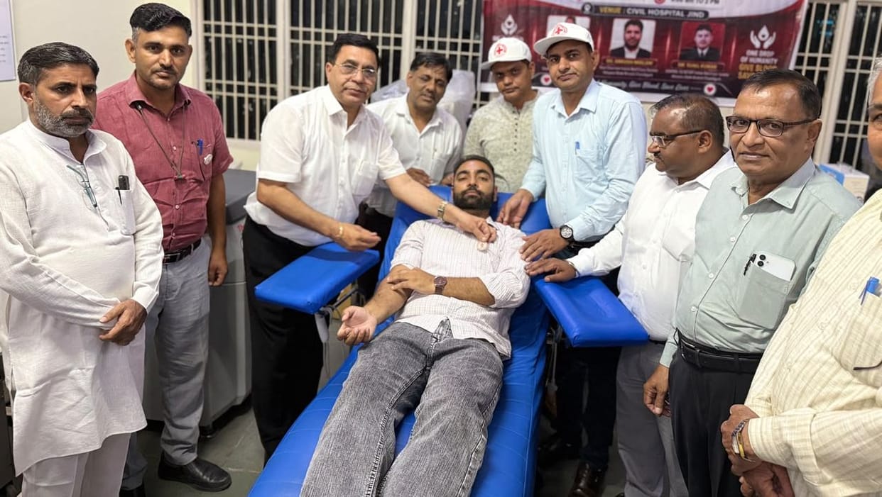 40 youths donated blood in the camp.