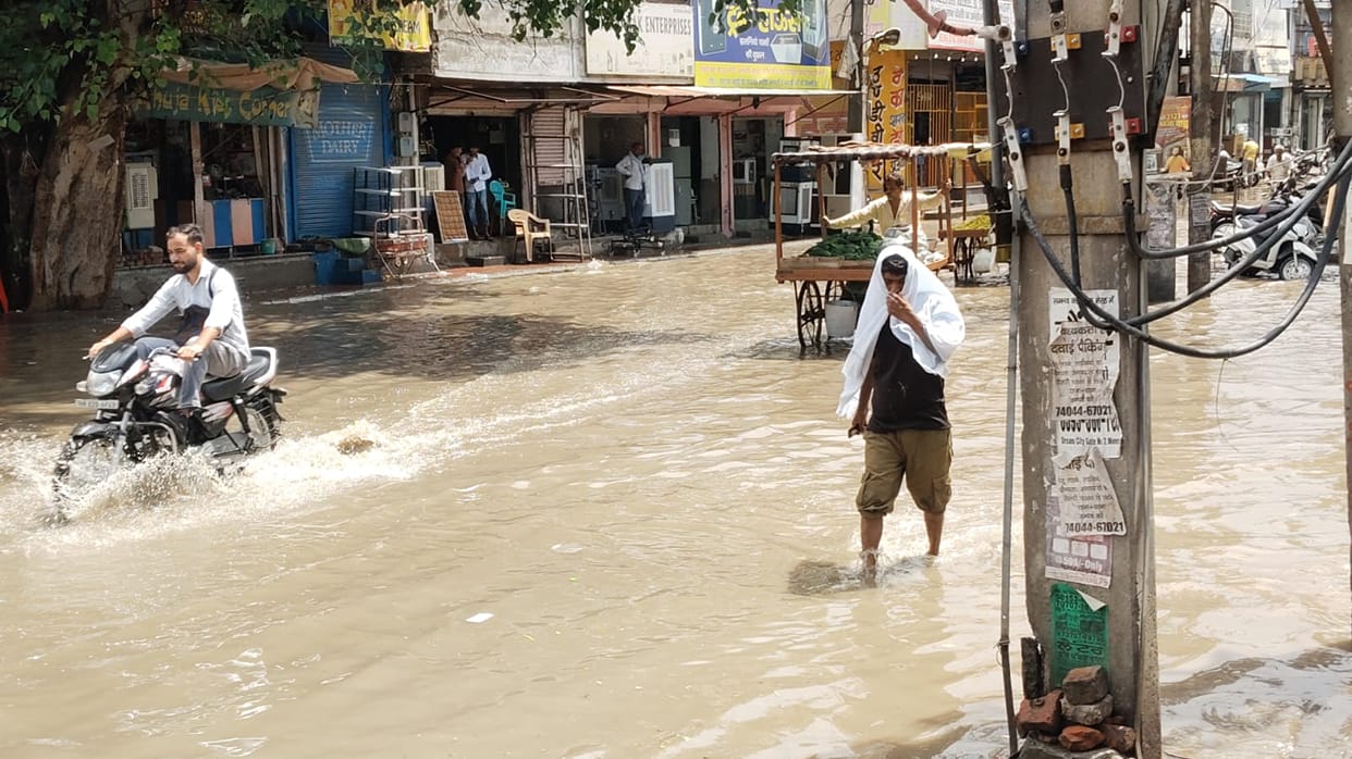 Rain exposes the flaws in the drainage system