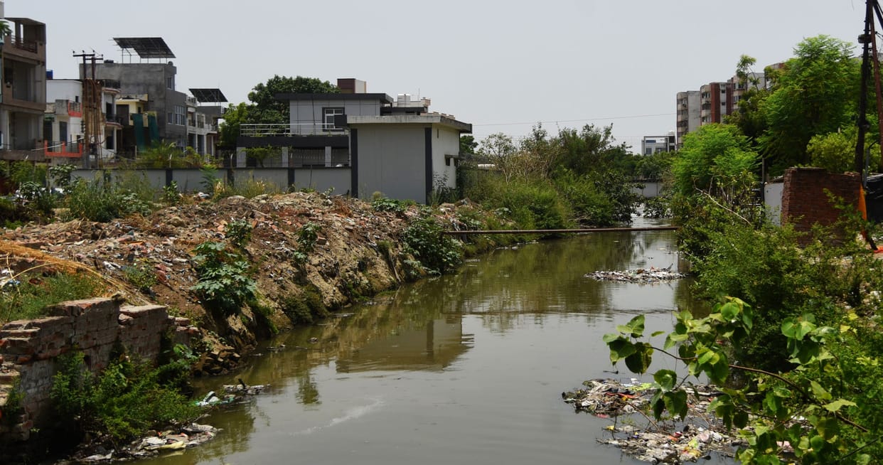 Work to improve the Qila Mohammadi drain exists only on paper; a population of three lakh will have to grapple with waterlogging.