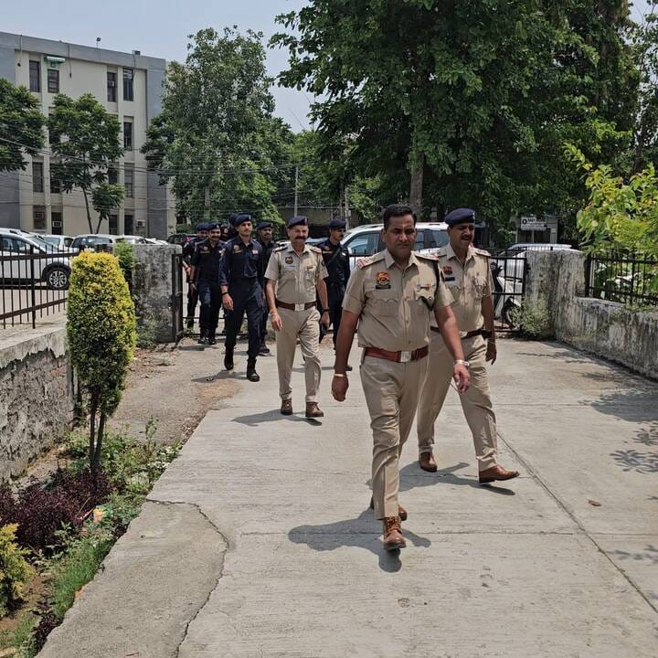 Security arrangements inspected at the district court complex