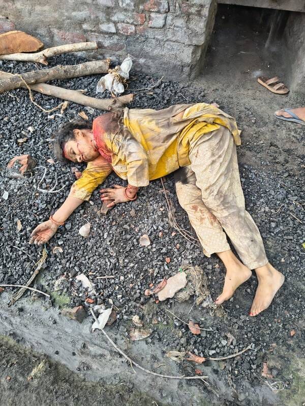 Woman found abandoned and bloodied with her throat slit