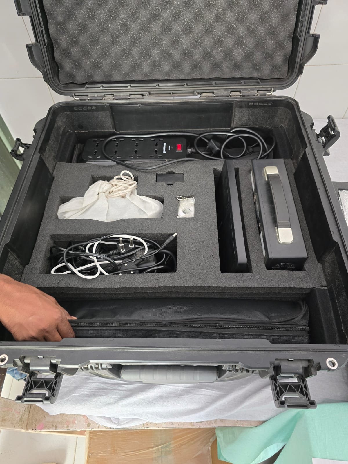 The team will visit villages to conduct examinations using a handheld X-ray machine.