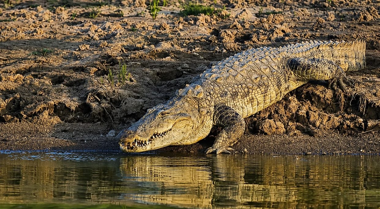 Study at Lucknow Zoo reveals unique lifestyle of crocodiles.
