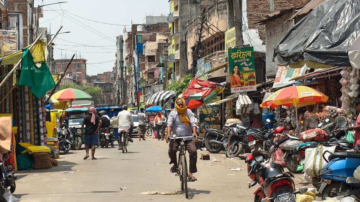 Encroachment on roads in nine areas of the city