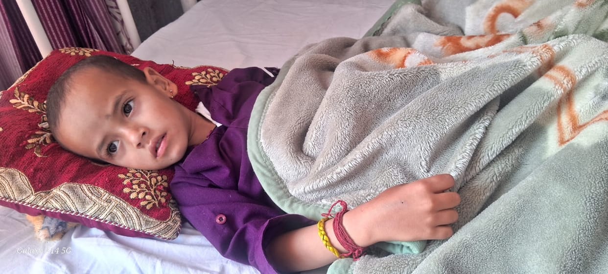Young children hit by diarrhea and fever.