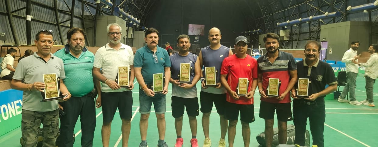 Agra players won medals at the UP State Badminton Championship.