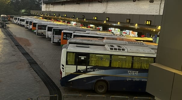 Only one driver turned up at the job fair held at the bus stand.