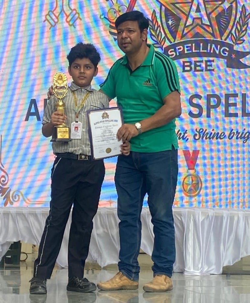 Sai Vivan Singh won first place in the national spelling competition