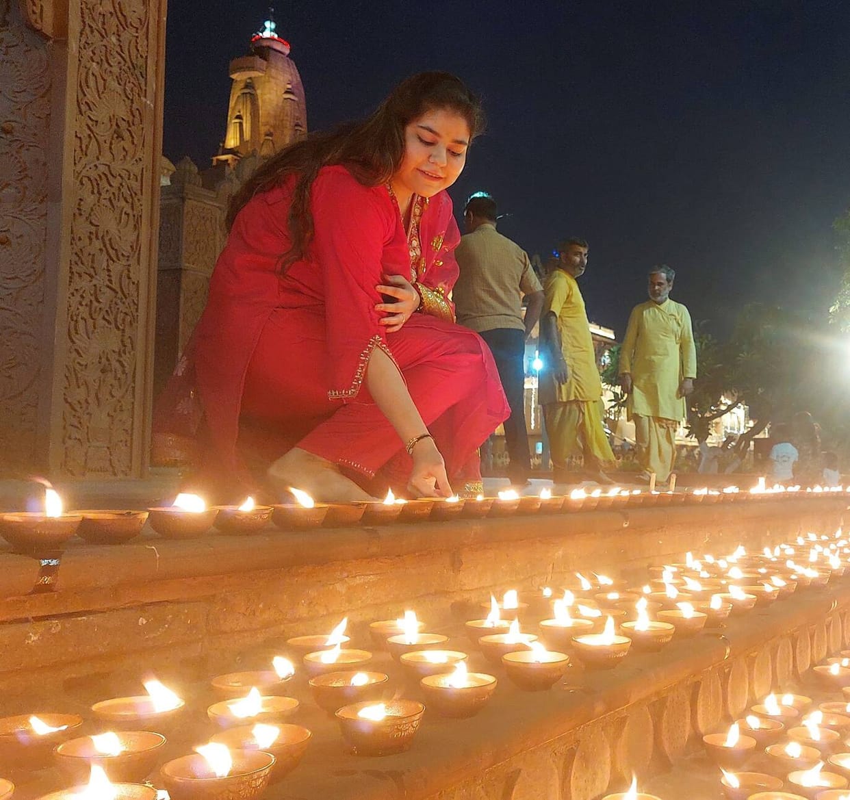 Festival of Lights Birthplace on New Moon Day of Adhik Maas