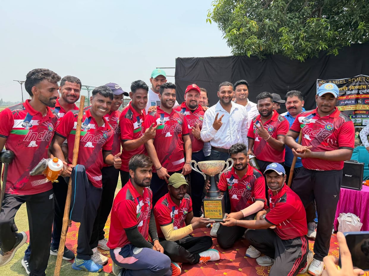 Team India-B: Champions of the Differently-Abled Cricket Tournament