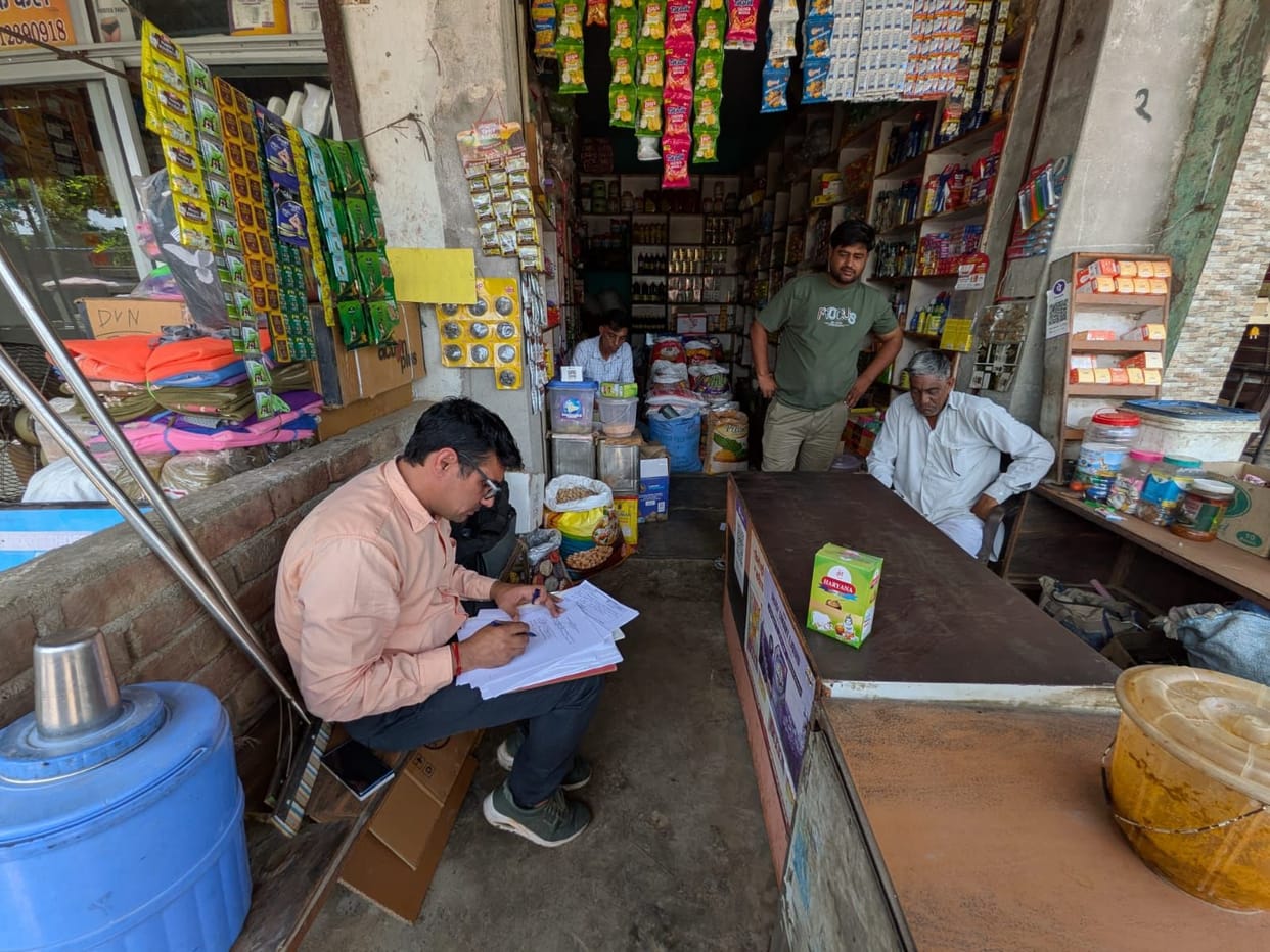 The Food Safety Department team collected eight samples from five shops and seized 16 kg of ghee.