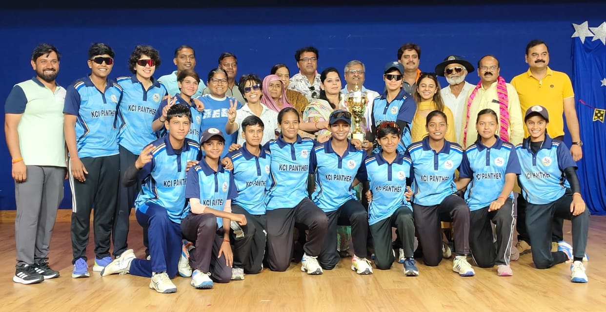 KCI wins Amar Shaheed Radheshyam Yadav Women's Cricket title.