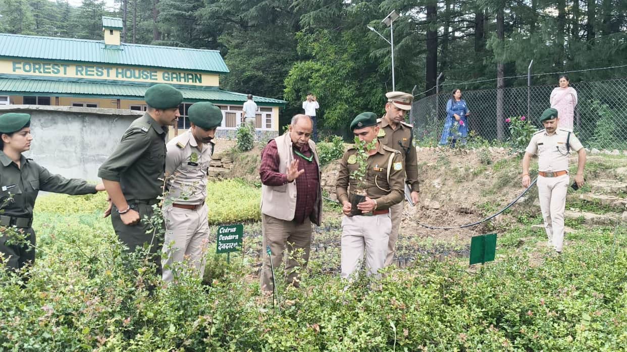 HoFF Sanjay Sood inspected the Rampur and Kotgarh forest divisions