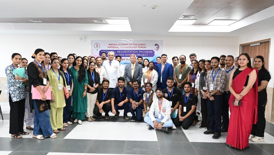 Doctors and nursing staff learned modern, life-saving neonatal resuscitation skills.