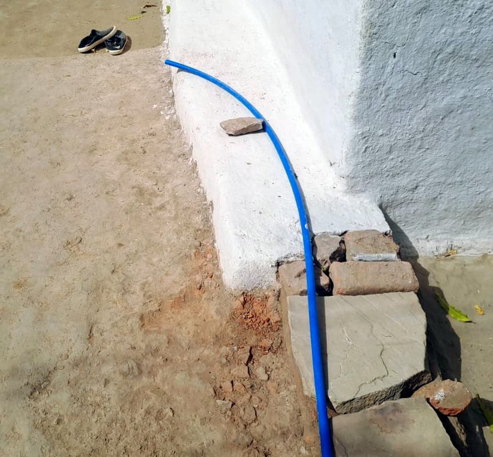 More than half the population of Indrahata village is thirsty.