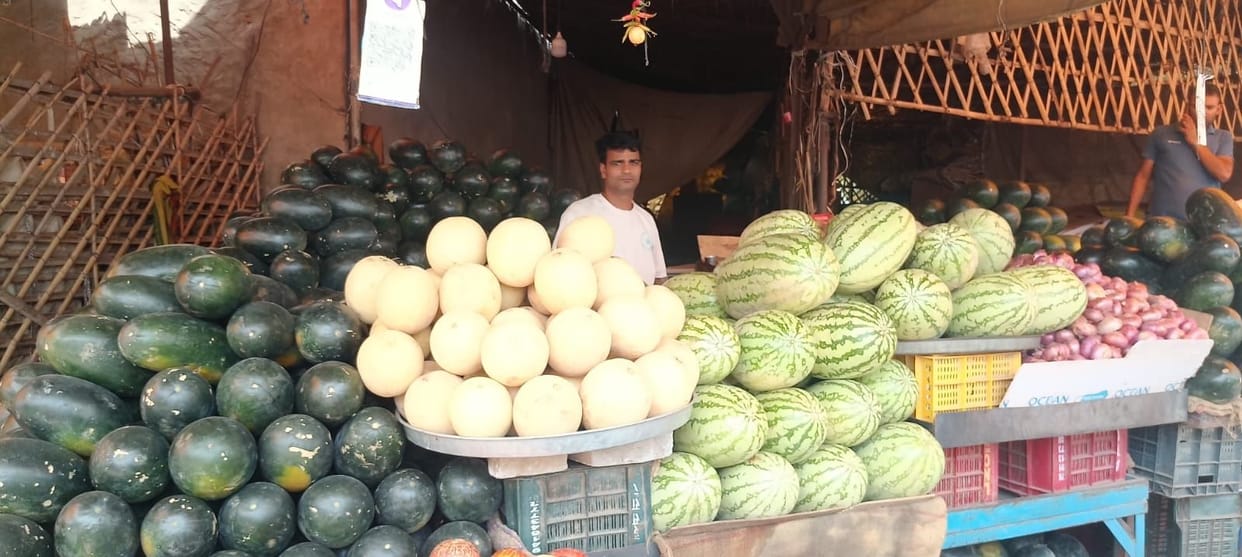 Demand for watermelons and muskmelons has increased ahead of Nirjala Ekadashi.