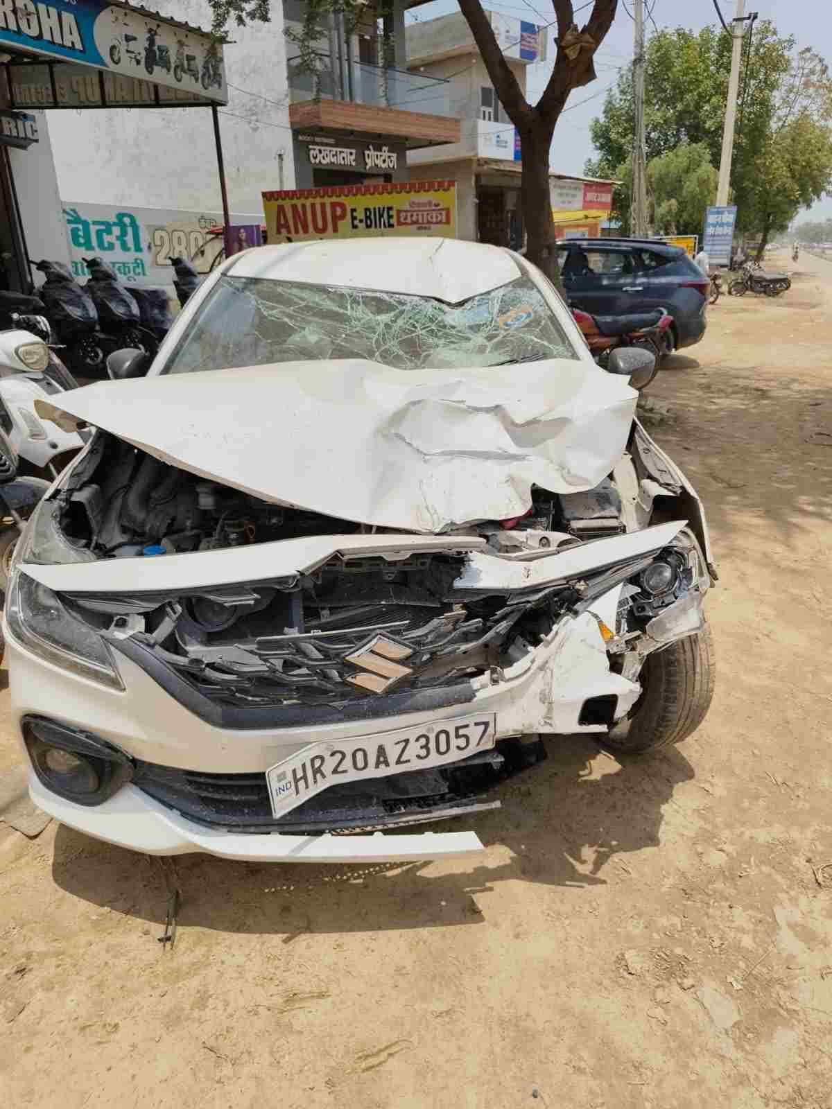 Two bikers killed in a car crash in Agroha