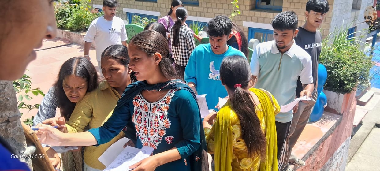 D.El.Ed. exam conducted under CCTV surveillance.