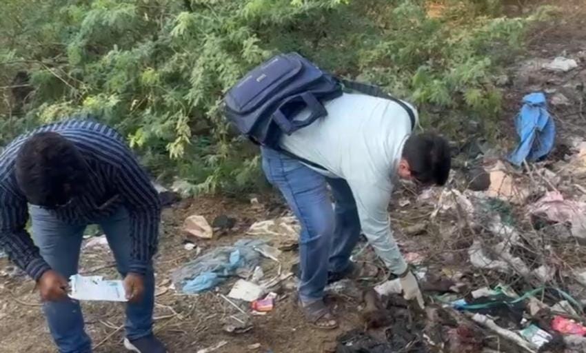 Outrage over discovery of bovine remains; police searching for the culprits.