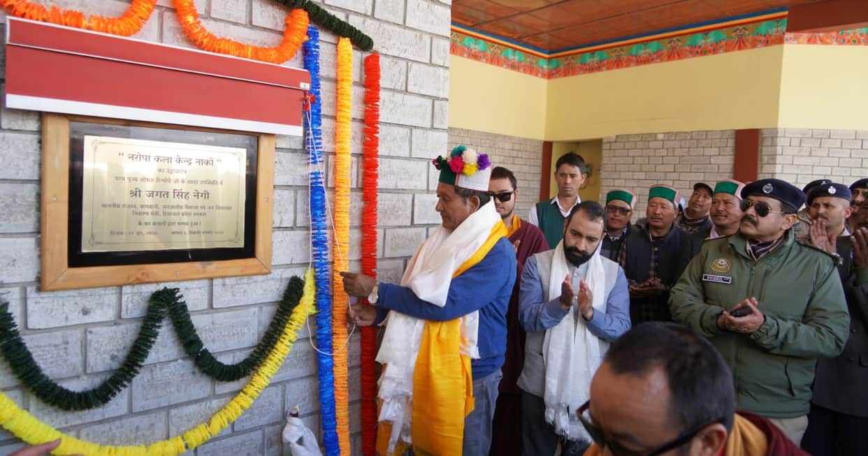 Minister Jagat Singh Negi laid the foundation stone for adventure activities in the Nako area