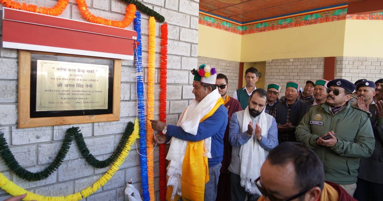 Minister Jagat Singh Negi laid the foundation stone for adventure activities in the Nako area
