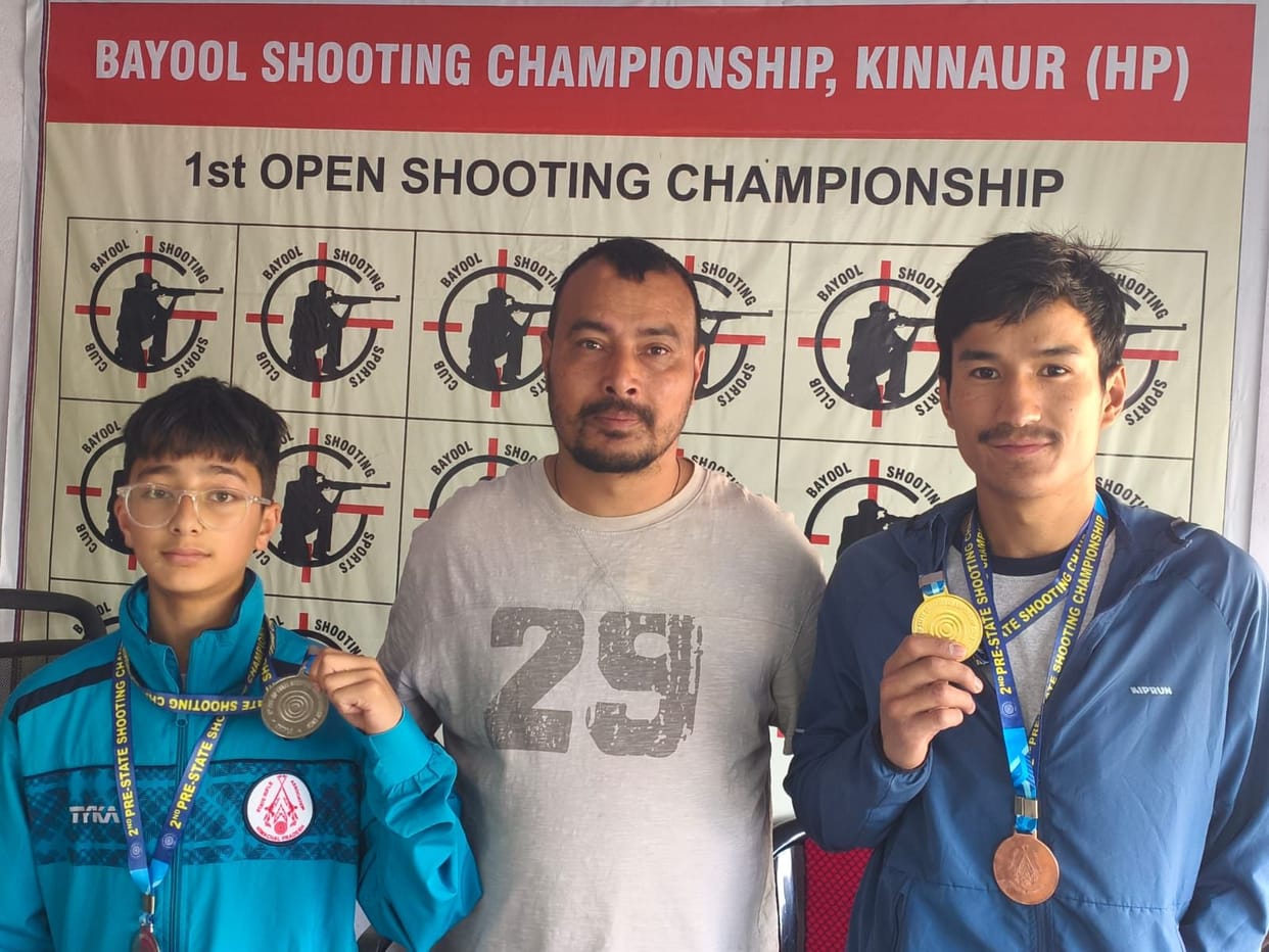Kinnaur shooters shine at state-level shooting competition