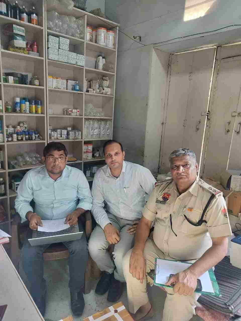 One medical store was found to be operating illegally, while narcotic drugs were discovered at two others.
