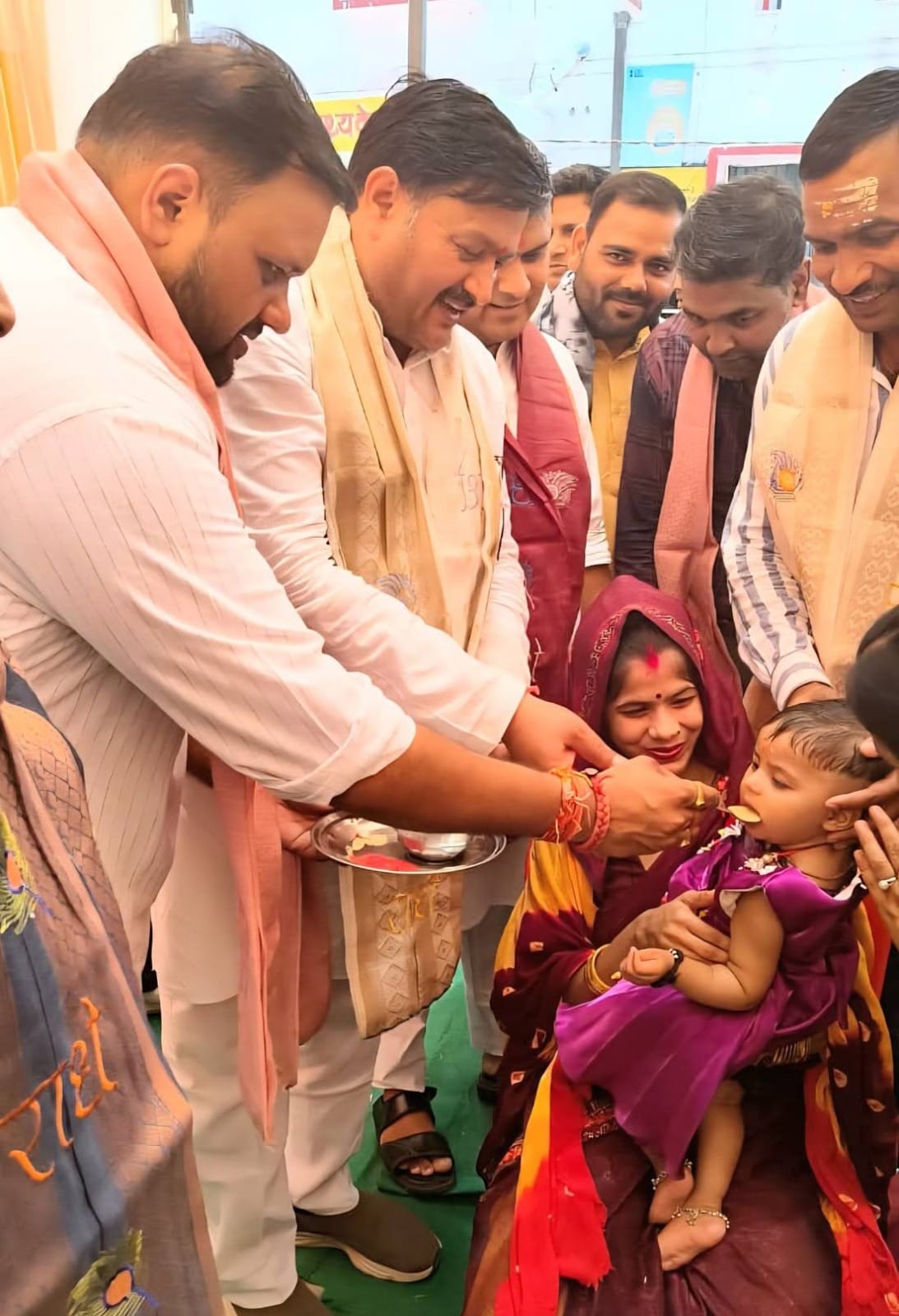 Health fairs in Bah, Pinahat and Fatehabad drew large crowds.