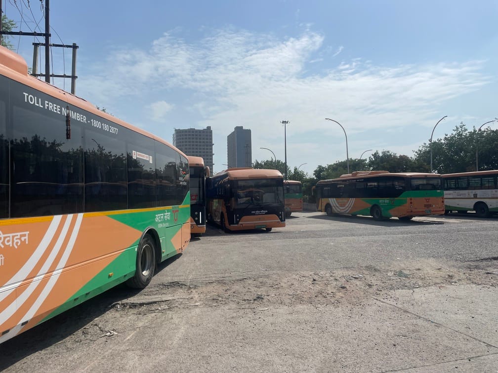 City buses are running based on driver information, not route.