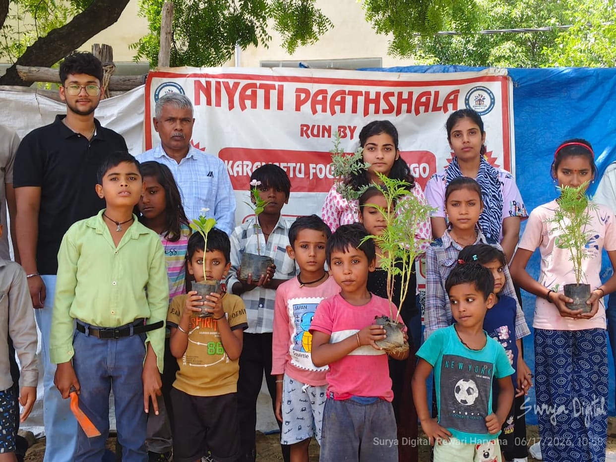 Pledged to care for plants after planting them.