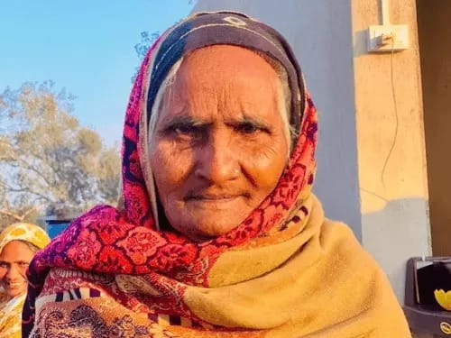 Elderly woman dies after being hit by a tanker.