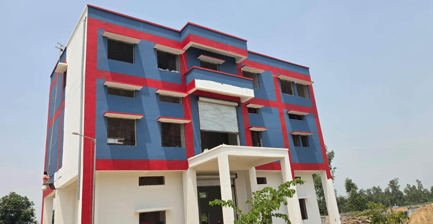 सोहावल स्थित आईटीआई का निर्माणाधीन भवन।