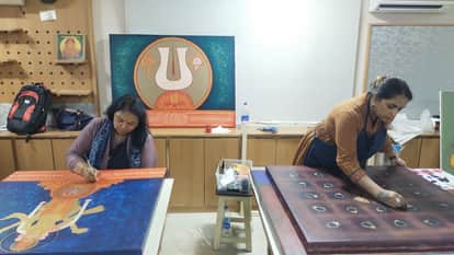 The presence of Ram is felt in every individual; I am capturing that very memory on canvas