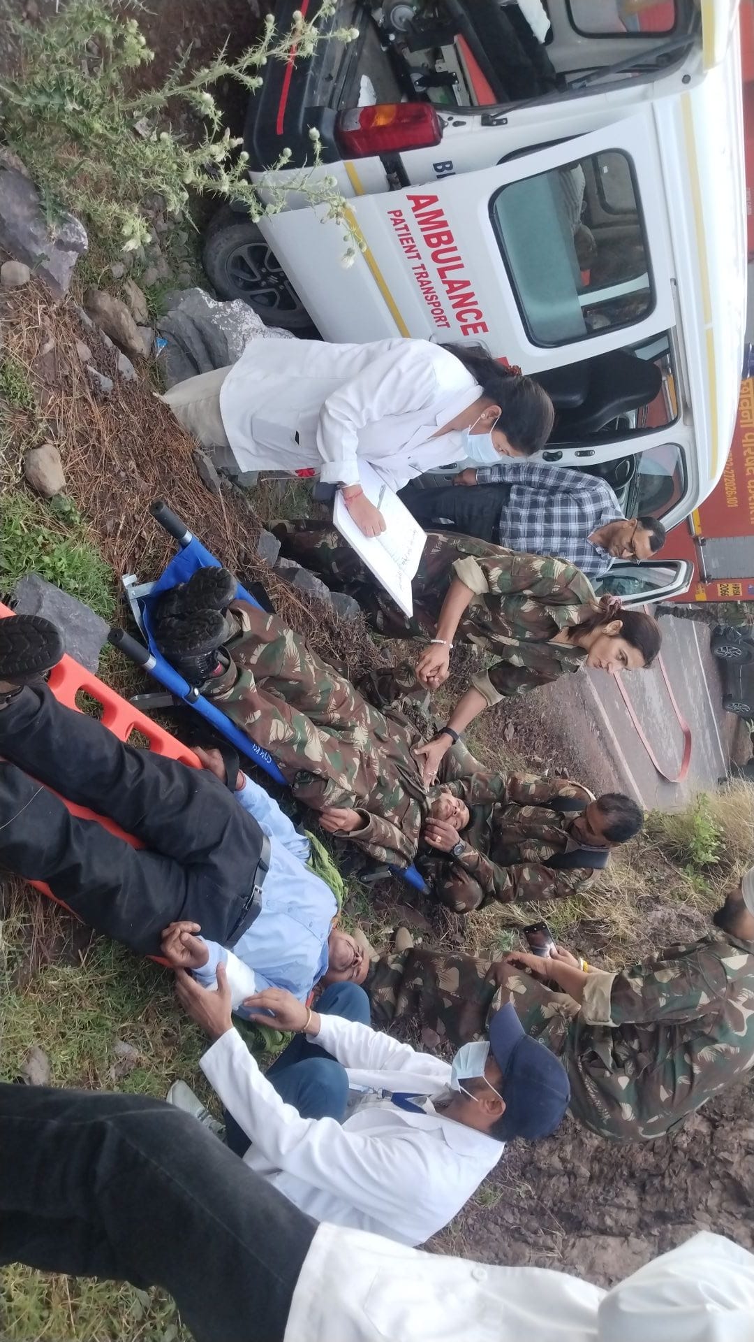 Air Force, Army, and fire personnel demonstrate their mettle on narrow routes;

Readiness tested to ensure the safety of lives, property, and forest resources.